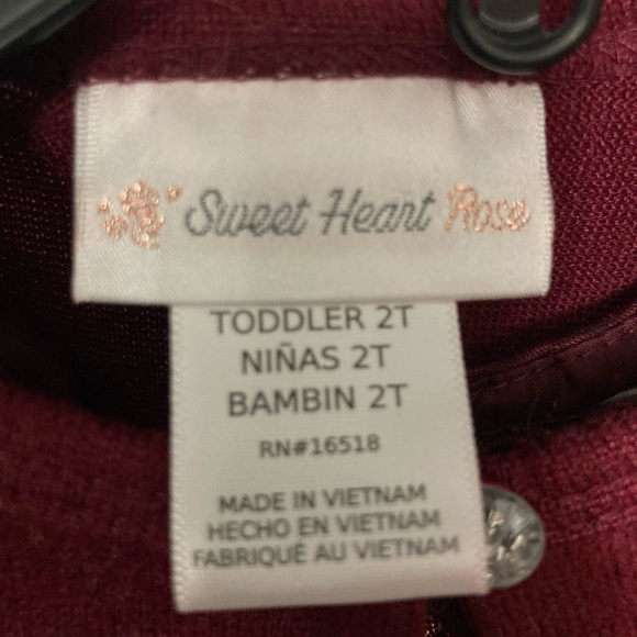 Toddler SWEET HEART ROSE  Dress with matching Shrug 2T FLAWLESS - Picture 10 of 10